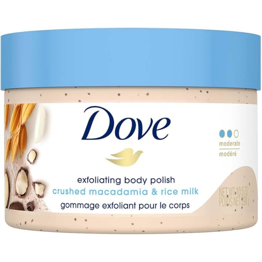 Dove Exfoliating Body Polish - Macadamia & Rice Milk